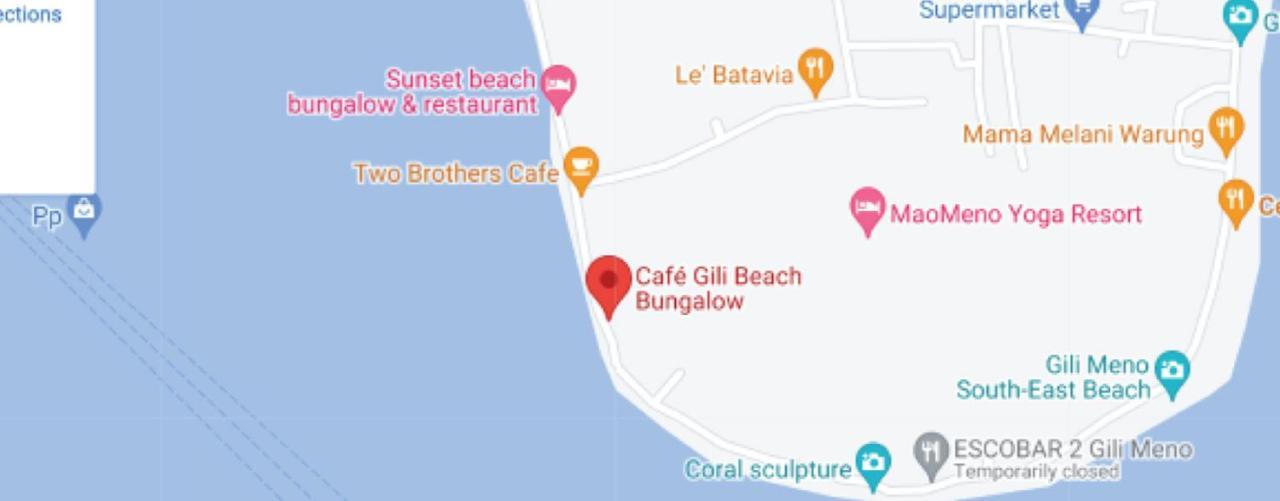 Bungalow Cafe Gili Beachfront Gili Meno Εξωτερικό φωτογραφία